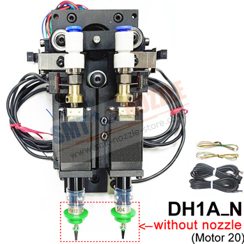 Double-Head Pick and Place Head Module DH1A_N without Juki Nozzle Move Up and Down On Z-axis