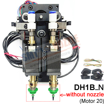 Double-Head Pick and Place Head Module DH1B_N without Juki Nozzle Move Up and Down On Z-axis