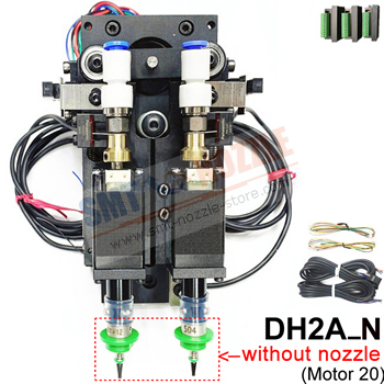 Double-Head Pick and Place Head Module DH2A_N without Juki Nozzle Move Up and Down On Z-axis