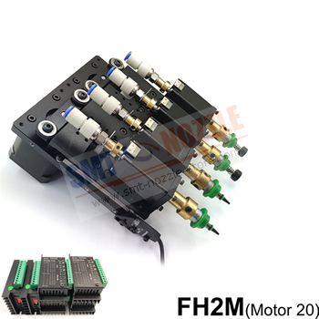 Four-Head Pick and Place Head Module FH2M Move Up and Down On Z-axis