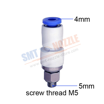 KSH Series Straight Through Pneumatic Type Rotary Joint M5 for DIY Pick and Place Head