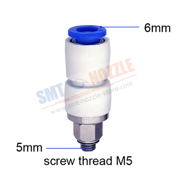 6mm Straight Through Pneumatic Type High-Speed Rotary Joint KSH Series