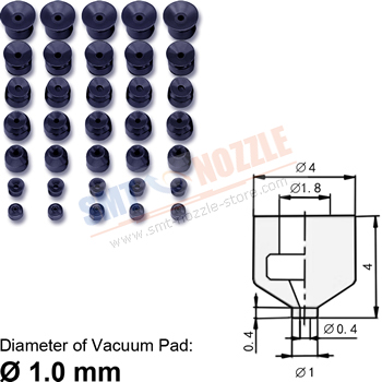 SMC Vacuum Pad Suction Cup PA/ZP2 Series &oslash;1.0mm