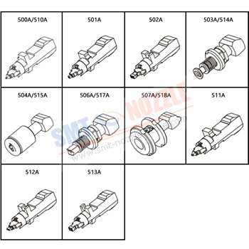 Yamaha Mounter YSM40 Nozzle 500A, 501A, 502A, 503A, 504A, 506A, 507A, 510A, 511A, 512A, 513A, 514A, 515A, 517A, 518A