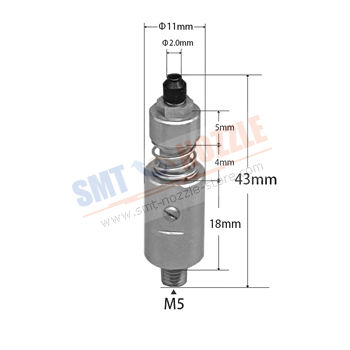 &oslash;2.0mm Strong Manipulator Vacuum Silicone Nozzle with Male Thread Suction Cup (Threaded joint, Detachable)