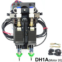 DIY SMT Head Set DH1A (Double-Head) - Double-Head Pick and Place Head Set DH1A(Juki Nozzle (Green / Black) + Nozzle Holder A (Black) + Double-Head Bracket Kit)