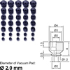 Customized Vacuum Pads (&oslash;2.0mm)