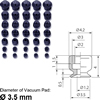 Customized Vacuum Pads (&oslash;3.5mm)