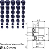 Customized Vacuum Pads (&oslash;4.0mm)