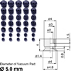 Customized Vacuum Pads (&oslash;5.0mm)