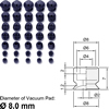 Customized Vacuum Pads (&oslash;8.0mm)