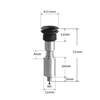 Strong Manipulator Vacuum Silicone Cup Nozzles with Single Bellows Pad (&oslash;15.0mm)