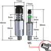 Strong Manipulator Vacuum Suction Cup Nozzles - Antistatic - Diameter of Customized Vacuum Pad(ø1.0mm, ø1.5mm, ø2.0mm, ø3.0mm, ø4.0mm, ø5.0mm, ø6.0mm, ø8.0mm, ø10.0mm, ø13.0mm, ø16.0mm)